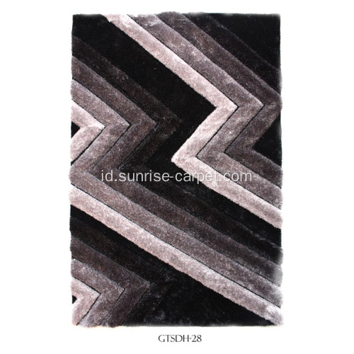 Karpet Elastis &amp; Sutra 3D dengan Desain Modern